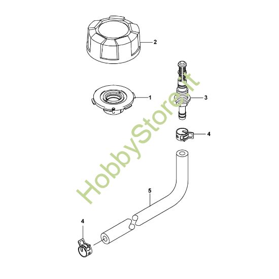 Picture of K - Condotto carburante/filtro FJ180V-AM58